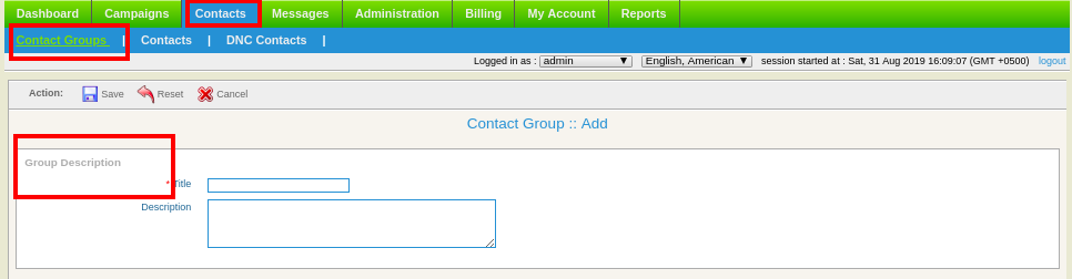 group title
